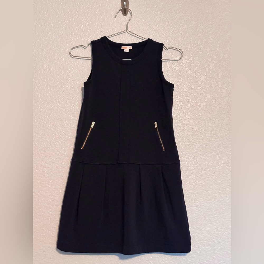 Crewcuts Navy Sleeveless Sheath Dress - Girl Size 12